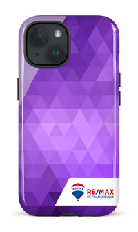 iPhone 15 Tough (Gloss) Motif Triangle de Francheville -