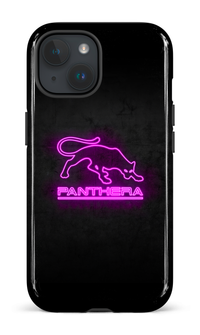 iPhone 15 Tough (Gloss) Panthera Logo Neon -