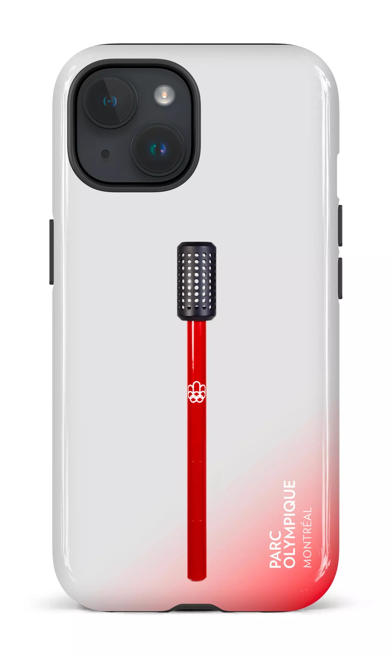 iPhone 15 Tough (Gloss) Parc Olympique - Flambeau Droit -