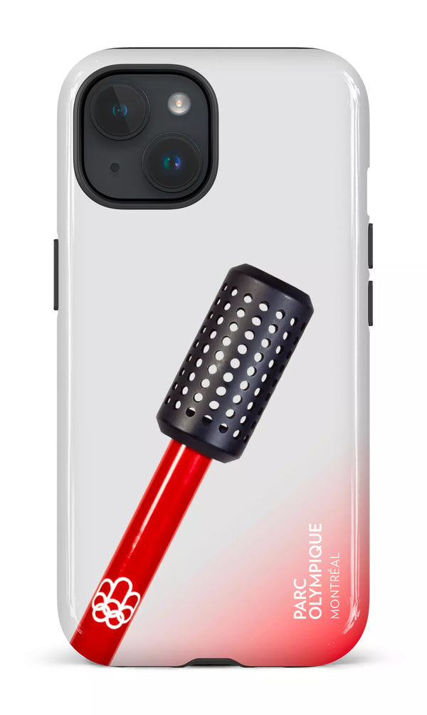 iPhone 15 Tough (Gloss) Parc Olympique - Flambeau Incliné -