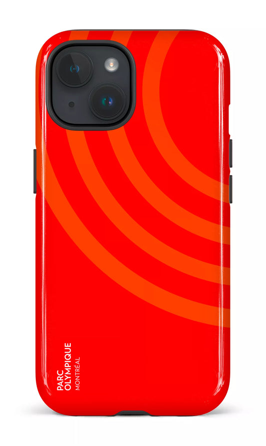 iPhone 15 Tough (Gloss) Parc Olympique - Logo Rouge -