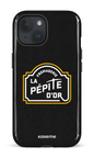 iPhone 15 Tough (Gloss) Pépite Noir -