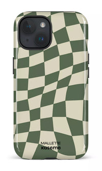iPhone 15 Tough (Gloss) Phoenix Vert x Mallette -