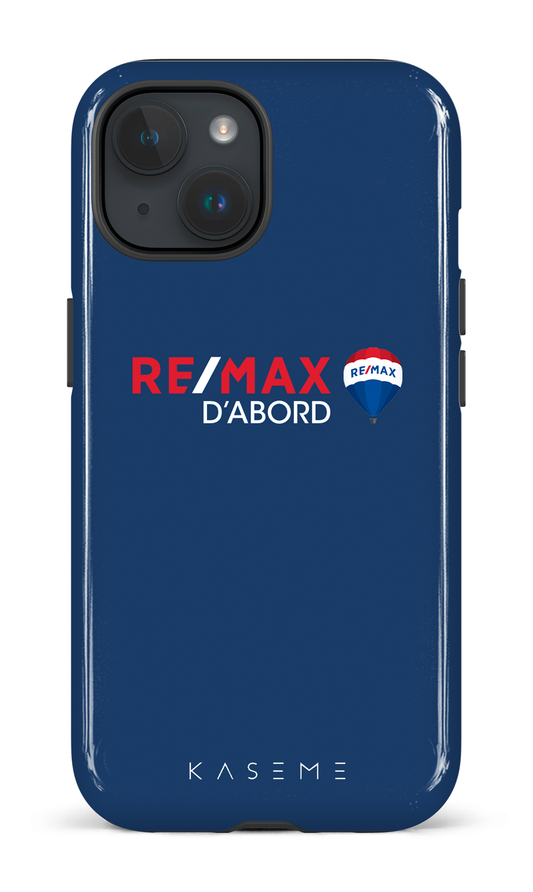 iPhone 15 Tough (Gloss) Remax D'abord Bleu -