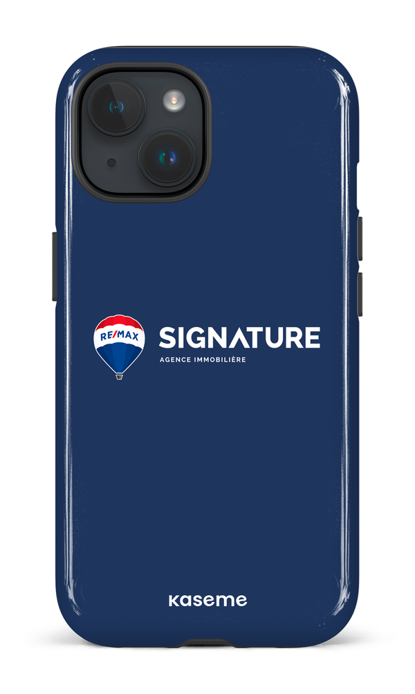 iPhone 15 Tough (Gloss) Remax Signature Bleu -