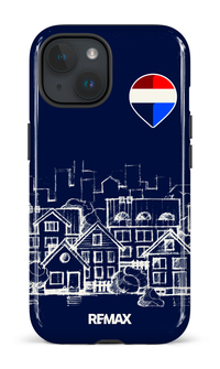 iPhone 15 Tough (Gloss) Remax Sketch Bleu -