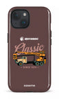 iPhone 15 Tough (Gloss) Rotobec Brun "Classic" -
