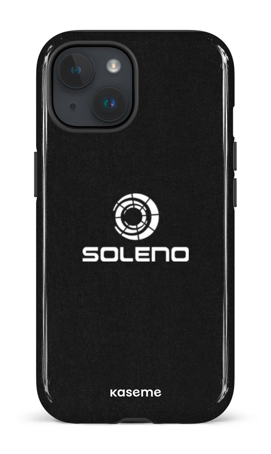 iPhone 15 Tough (Gloss) Soleno Noir -