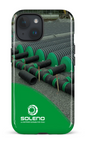 iPhone 15 Tough (Gloss) Soleno tuyaux vert x vague -