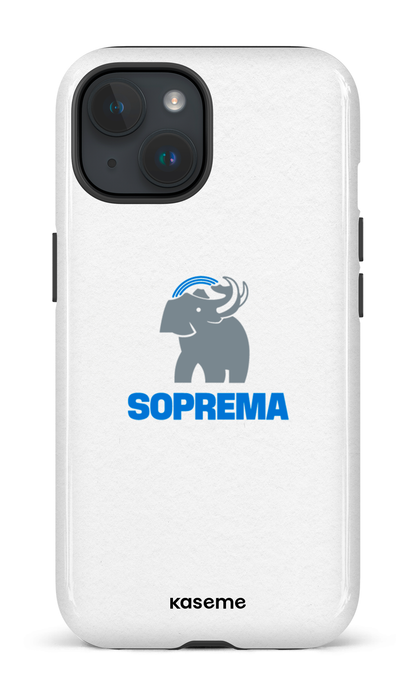 iPhone 15 Tough (Gloss) Soprema Blanc -
