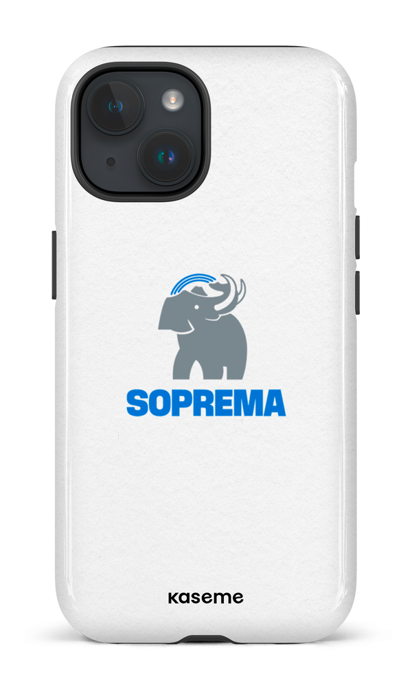 iPhone 15 Tough (Gloss) Soprema Blanc -