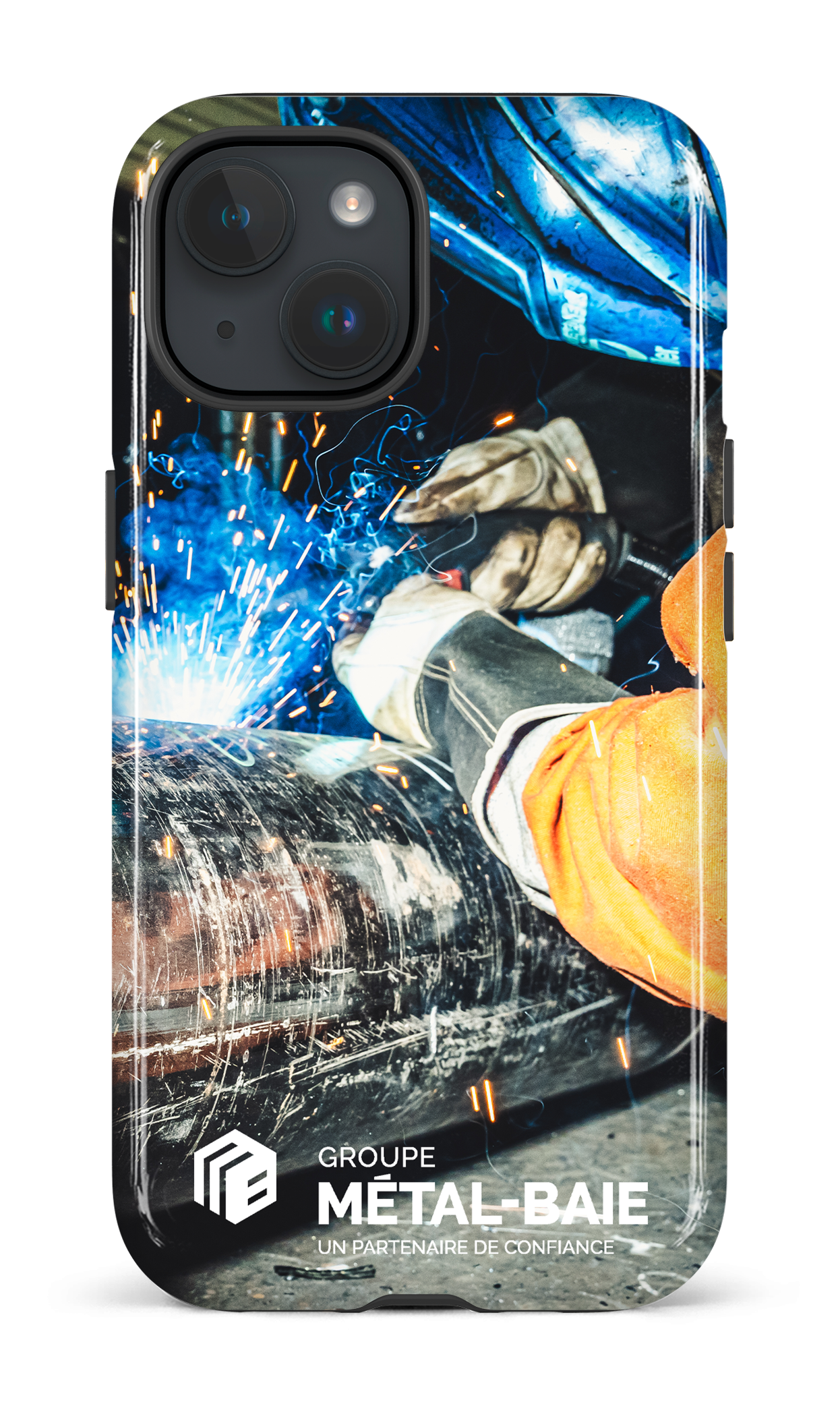 iPhone 15 Tough (Gloss) Soudure par Métal-Baie -