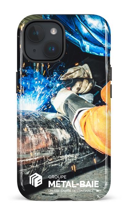 iPhone 15 Tough (Gloss) Soudure par Métal-Baie -
