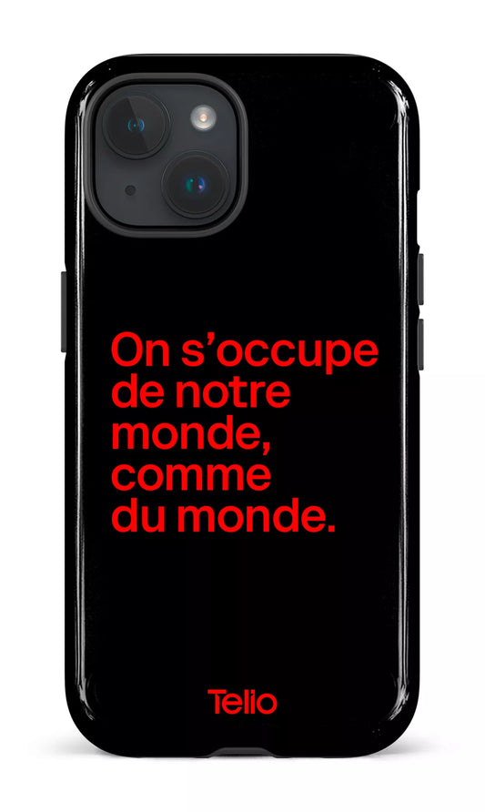 iPhone 15 Tough (Gloss) Telio Noir -
