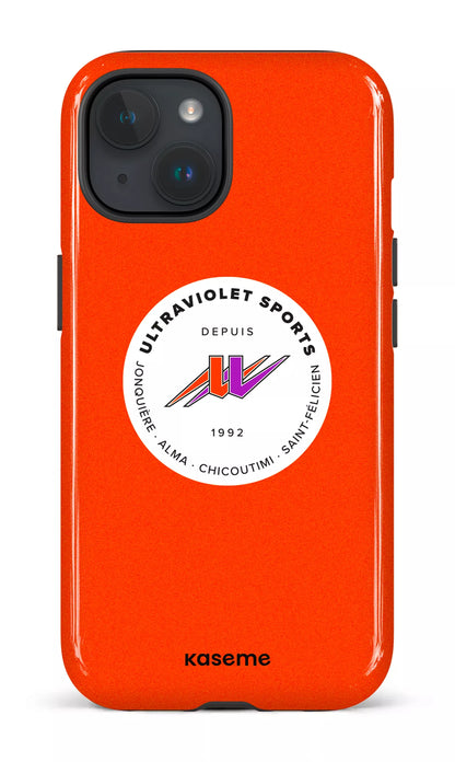 iPhone 15 Tough (Gloss) UltraViolet - Orange -