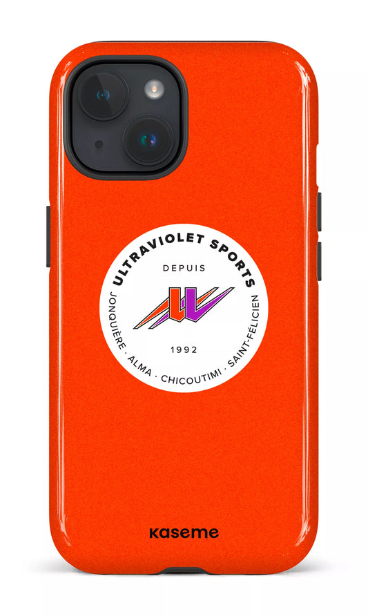 iPhone 15 Tough (Gloss) UltraViolet - Orange -