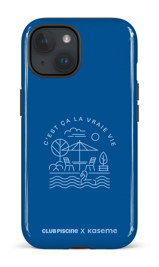 iPhone 15 Tough (Gloss) Vraie Vie par Club Piscine -