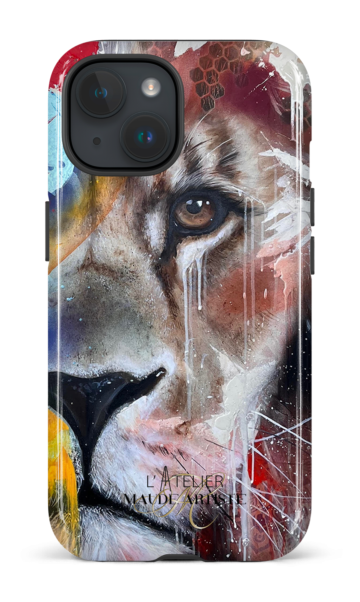 iPhone 15 Tough (Gloss) Waves 3 by Maude -
