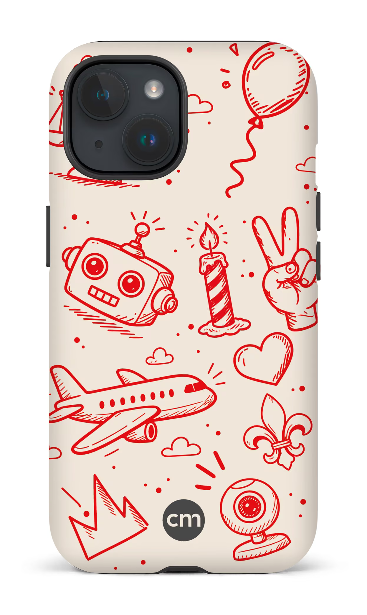iPhone 15 Tough (Matte) 20 ans Crakmedia -