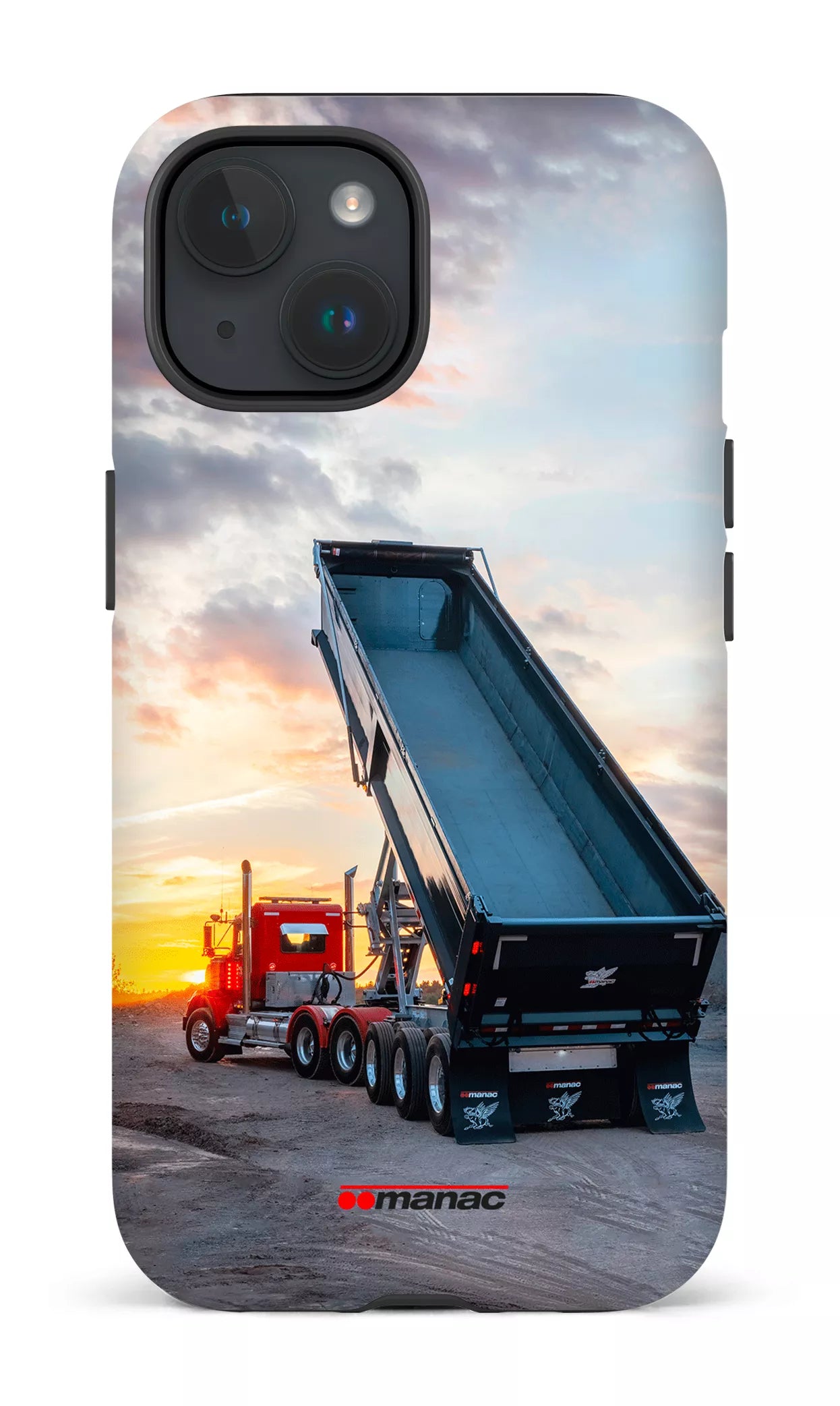 iPhone 15 Tough (Matte) Benne Hybride Manac -