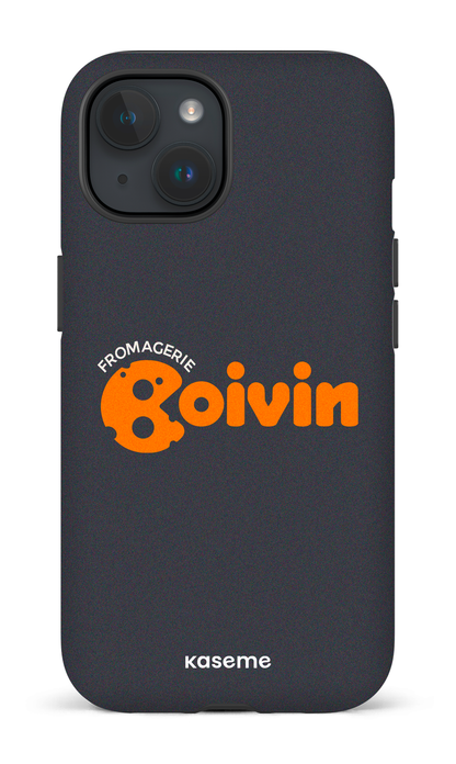 iPhone 15 Tough (Matte) Boivin Gris -