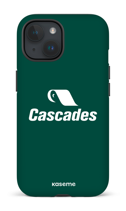 iPhone 15 Tough (Matte) Cascades Vert -
