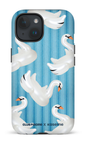 iPhone 15 Tough (Matte) Cygne par Club Piscine -