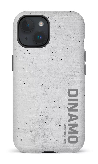 iPhone 15 Tough (Matte) Dinamo Gris x Logo Gris -