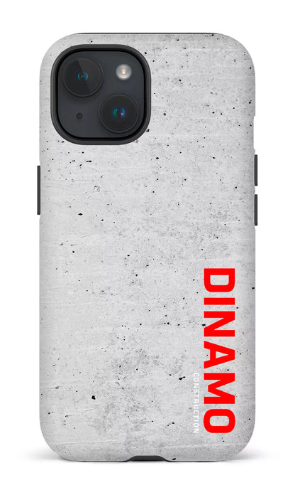 iPhone 15 Tough (Matte) Dinamo Gris x Logo Rouge -