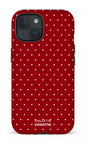 iPhone 15 Tough (Matte) Ditsy Rouge x Mallette -