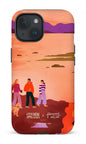 iPhone 15 Tough (Matte) Fin de journée d'été par TCA -