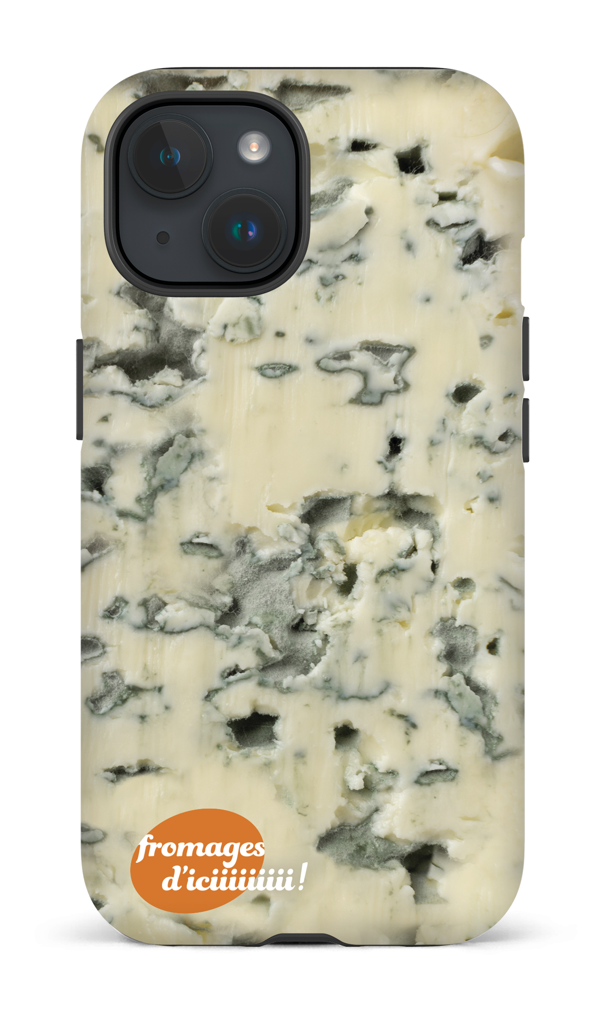 iPhone 15 Tough (Matte) Fromage Bleu Logo -