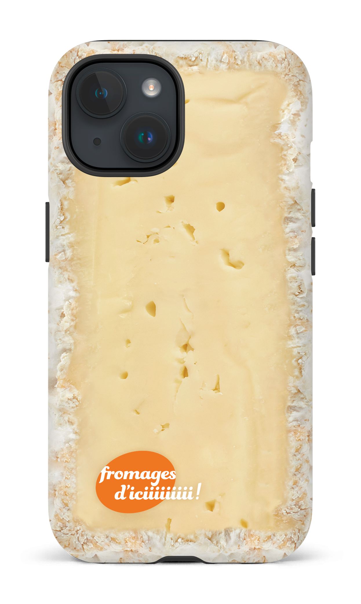 iPhone 15 Tough (Matte) Fromage Brie Logo -