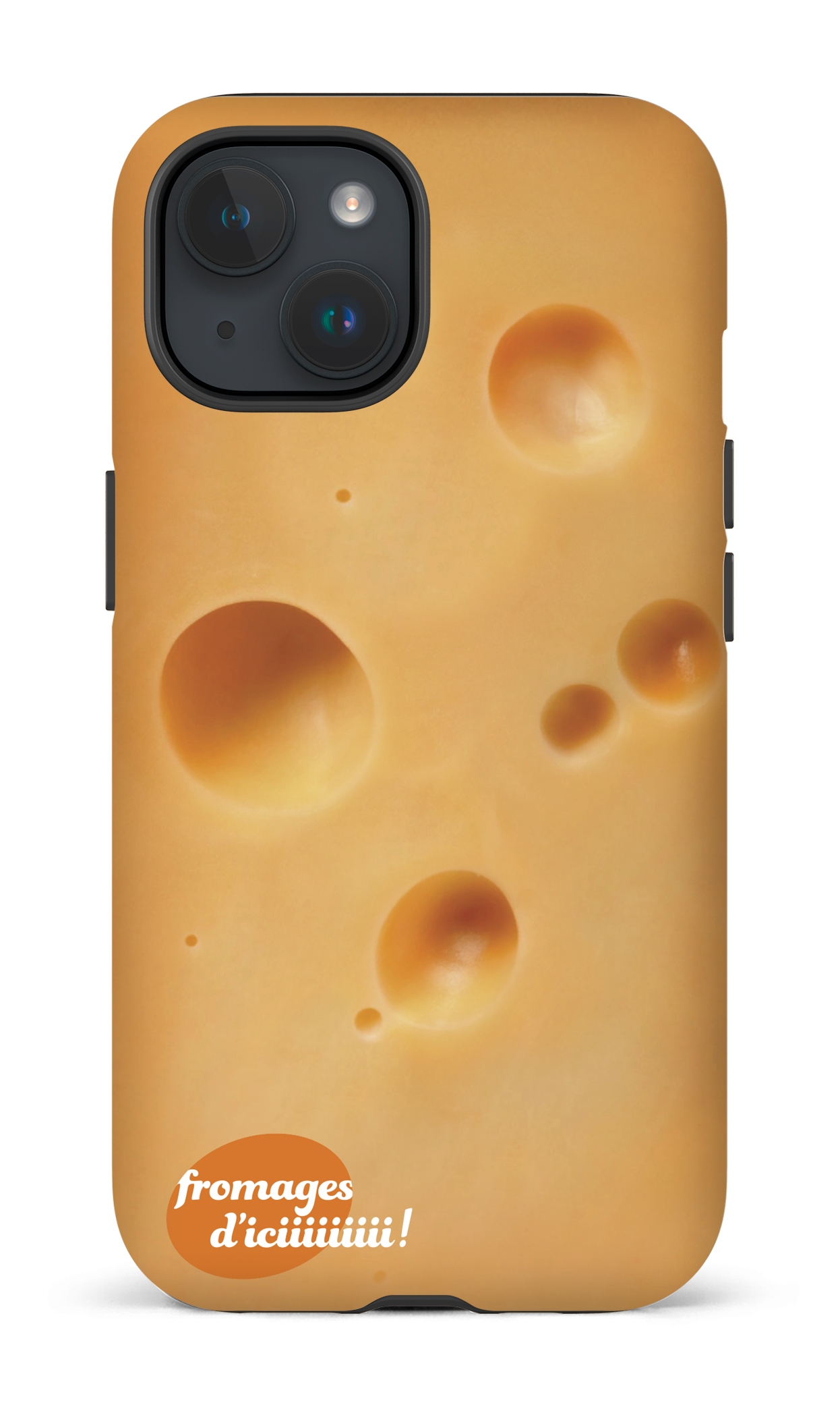 iPhone 15 Tough (Matte) Fromage Suisse Logo -