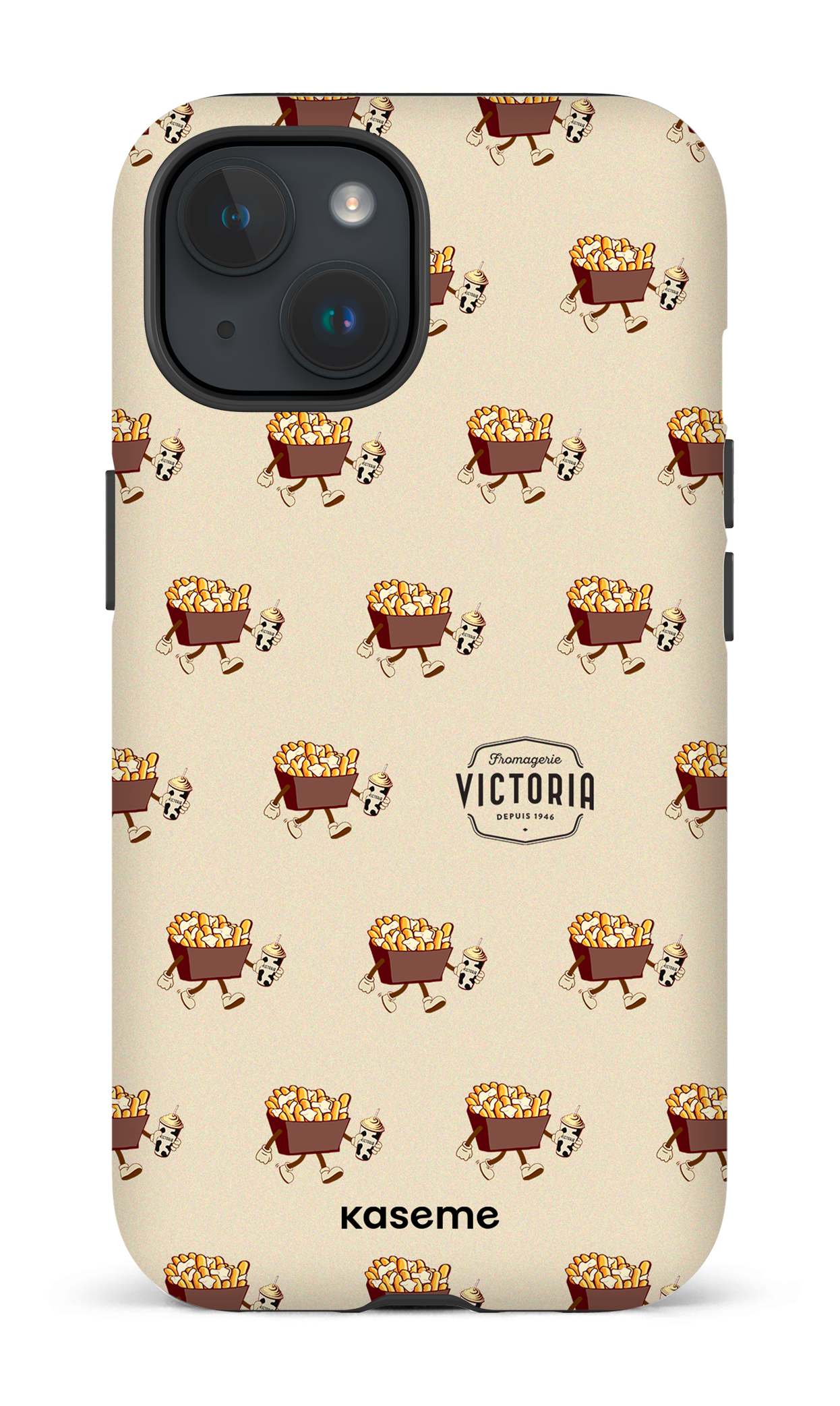iPhone 15 Tough (Matte) Fromagerie Victoria Poutines -