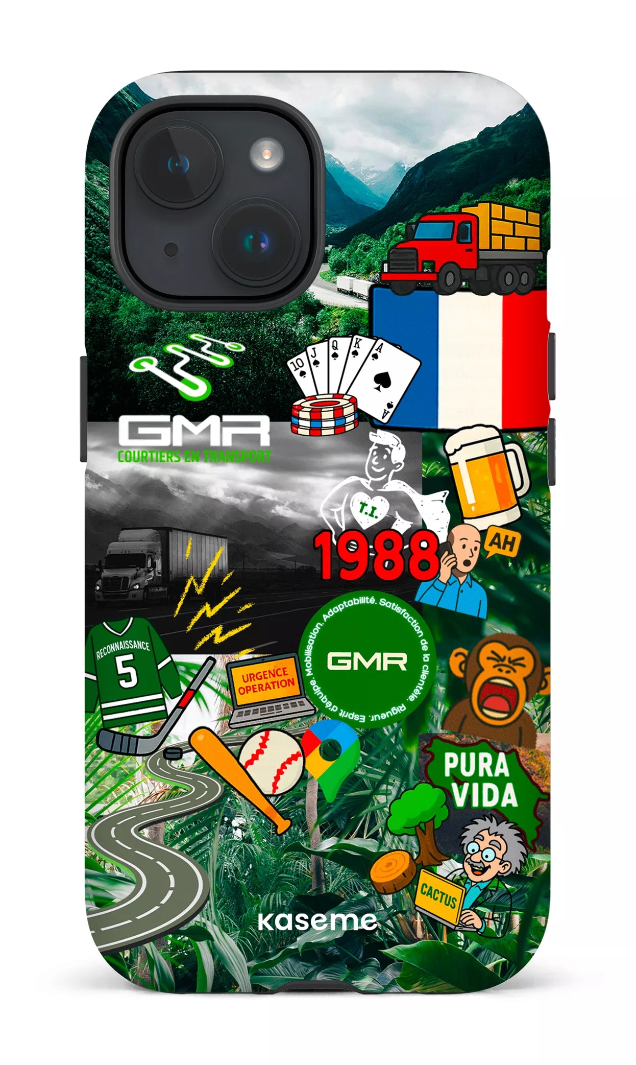 iPhone 15 Tough (Matte) GMR Collage -