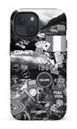 iPhone 15 Tough (Matte) GMR Collage Noir et Blanc -