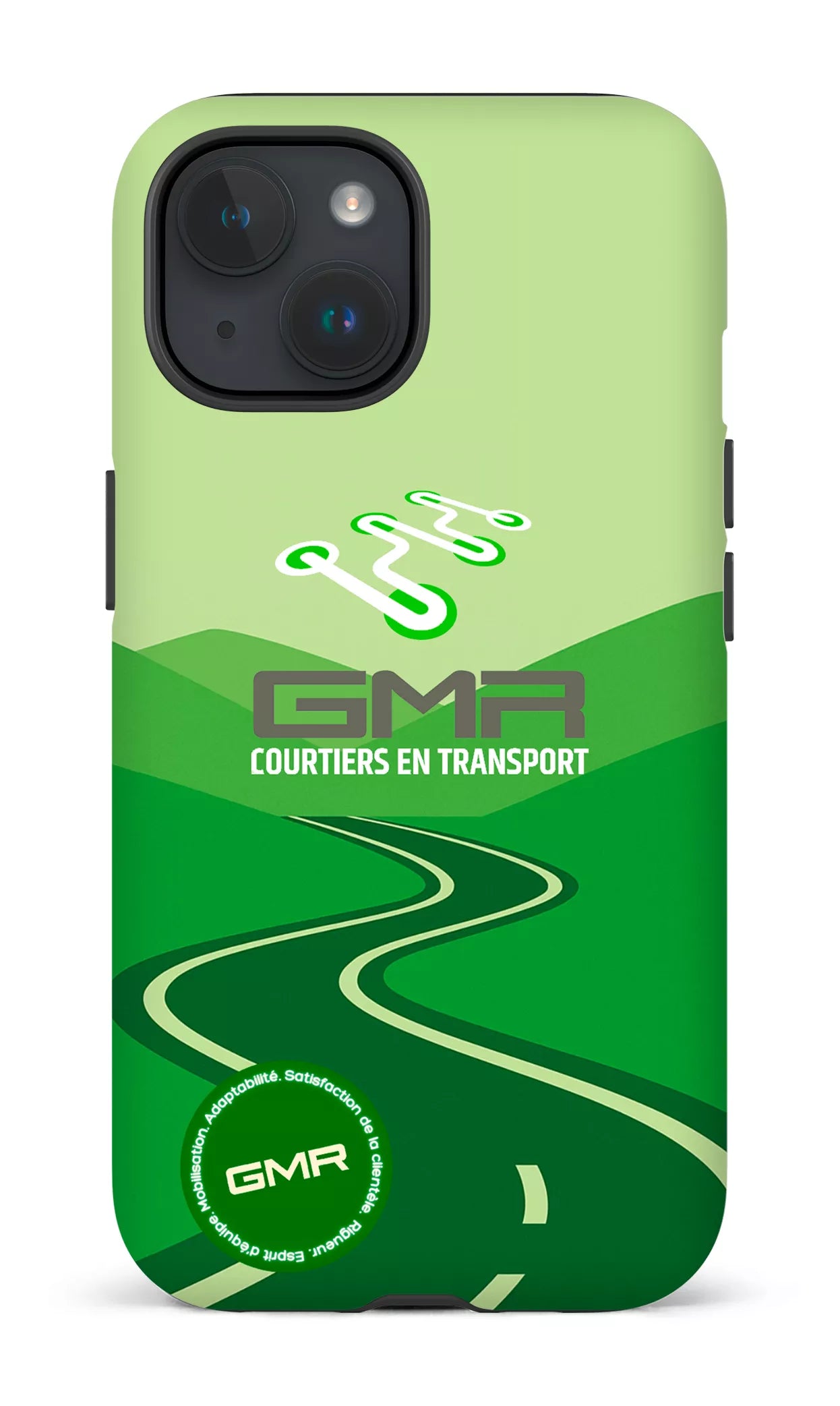 iPhone 15 Tough (Matte) GMR Route Vert -