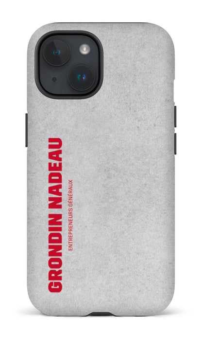 iPhone 15 Tough (Matte) GN Béton -