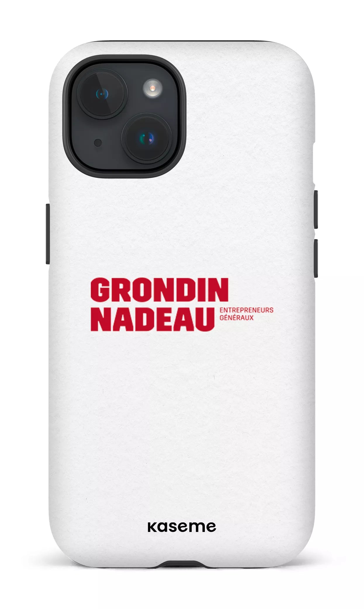 iPhone 15 Tough (Matte) GN Blanc -