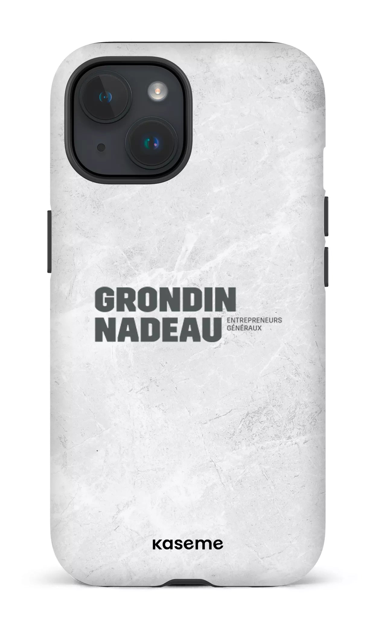 iPhone 15 Tough (Matte) GN Marbre -