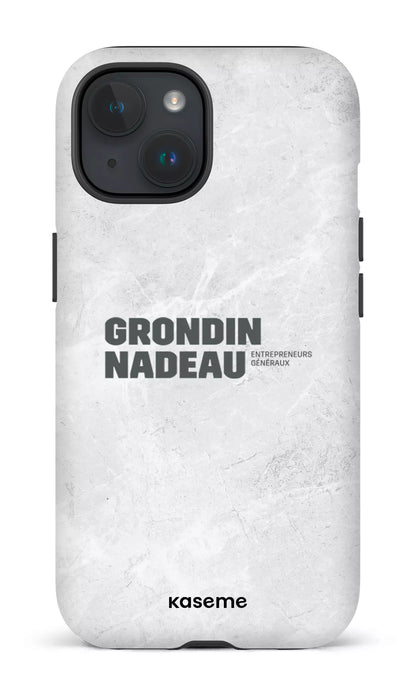 iPhone 15 Tough (Matte) GN Marbre -