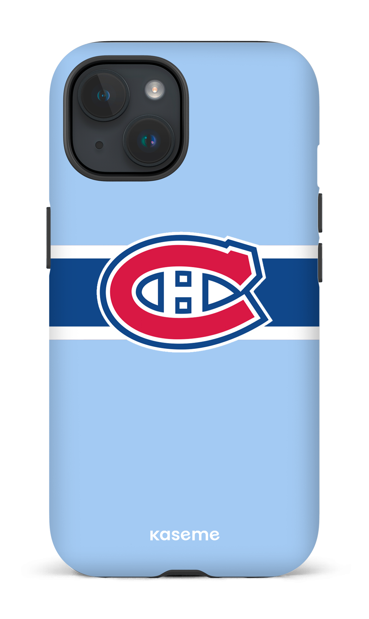 iPhone 15 Tough (Matte) Habs Jersey Blue -