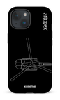 iPhone 15 Tough (Matte) L'hélico par Artopex -