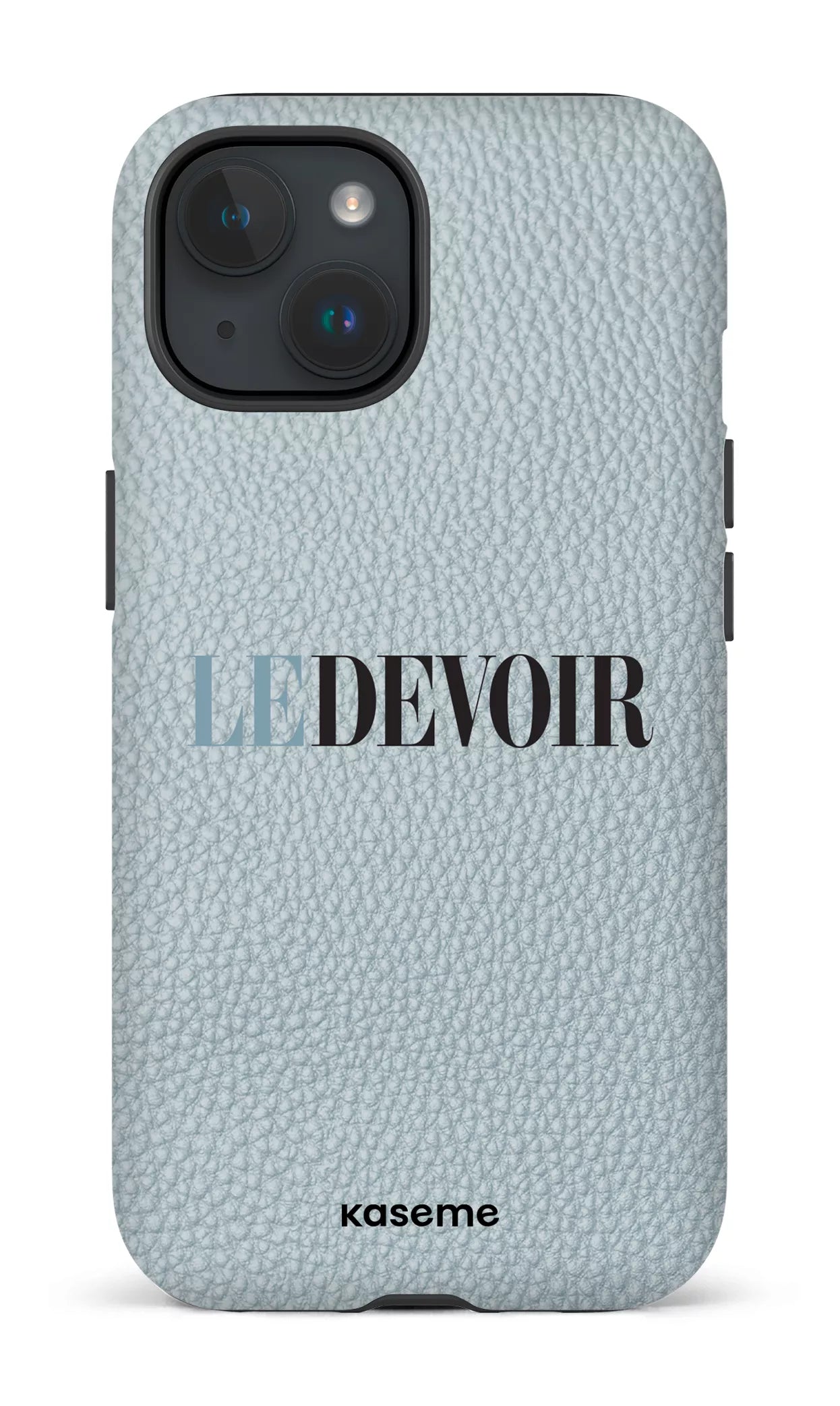 iPhone 15 Tough (Matte) Le Devoir Gris -