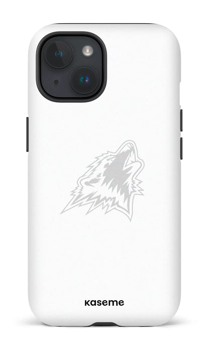 iPhone 15 Tough (Matte) Les Huskies Blanc -