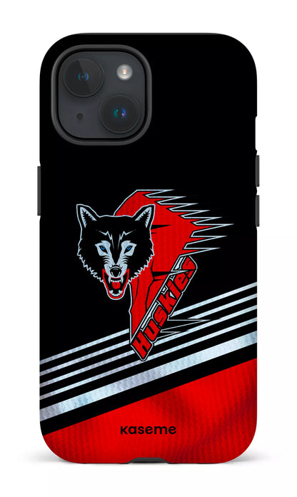 iPhone 15 Tough (Matte) Les Huskies Vintage -