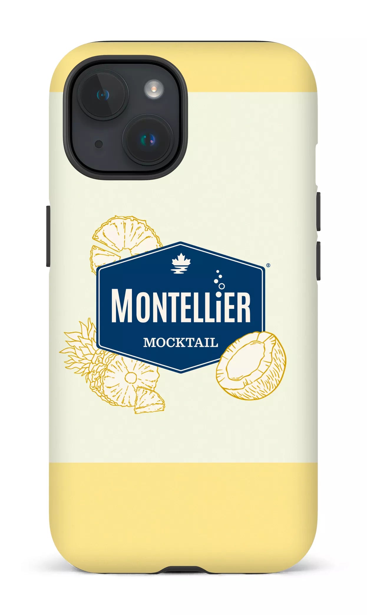 iPhone 15 Tough (Matte) Montellier Mocktail Pina -