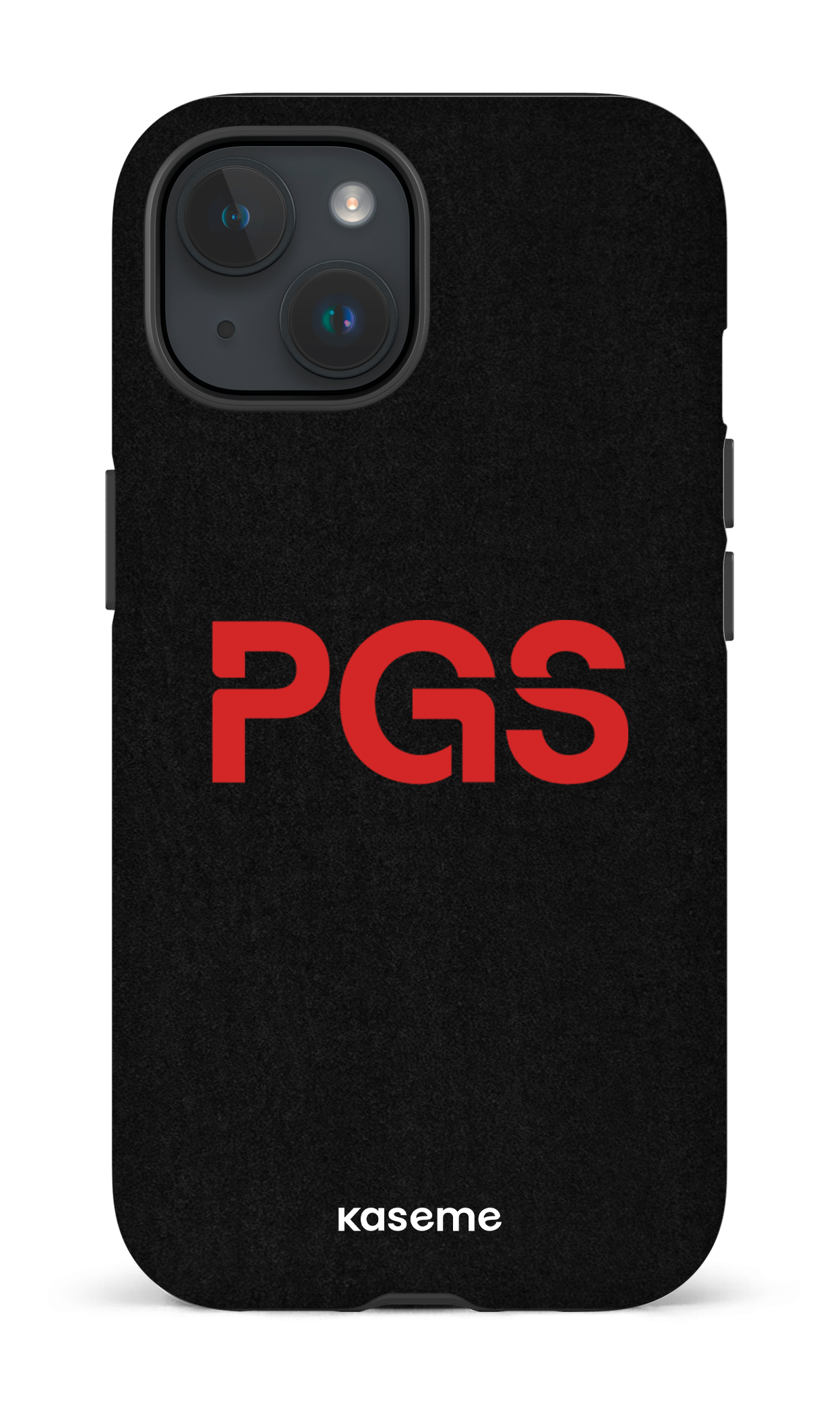 iPhone 15 Tough (Matte) PGS Noir&Rouge -