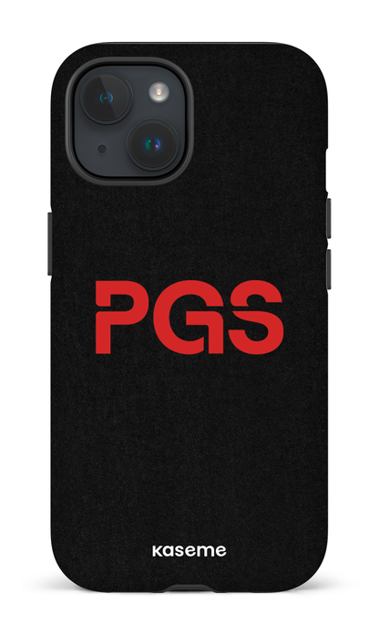 iPhone 15 Tough (Matte) PGS Noir&Rouge -